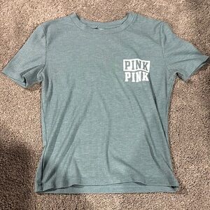 Green PINK Logo T-Shirt